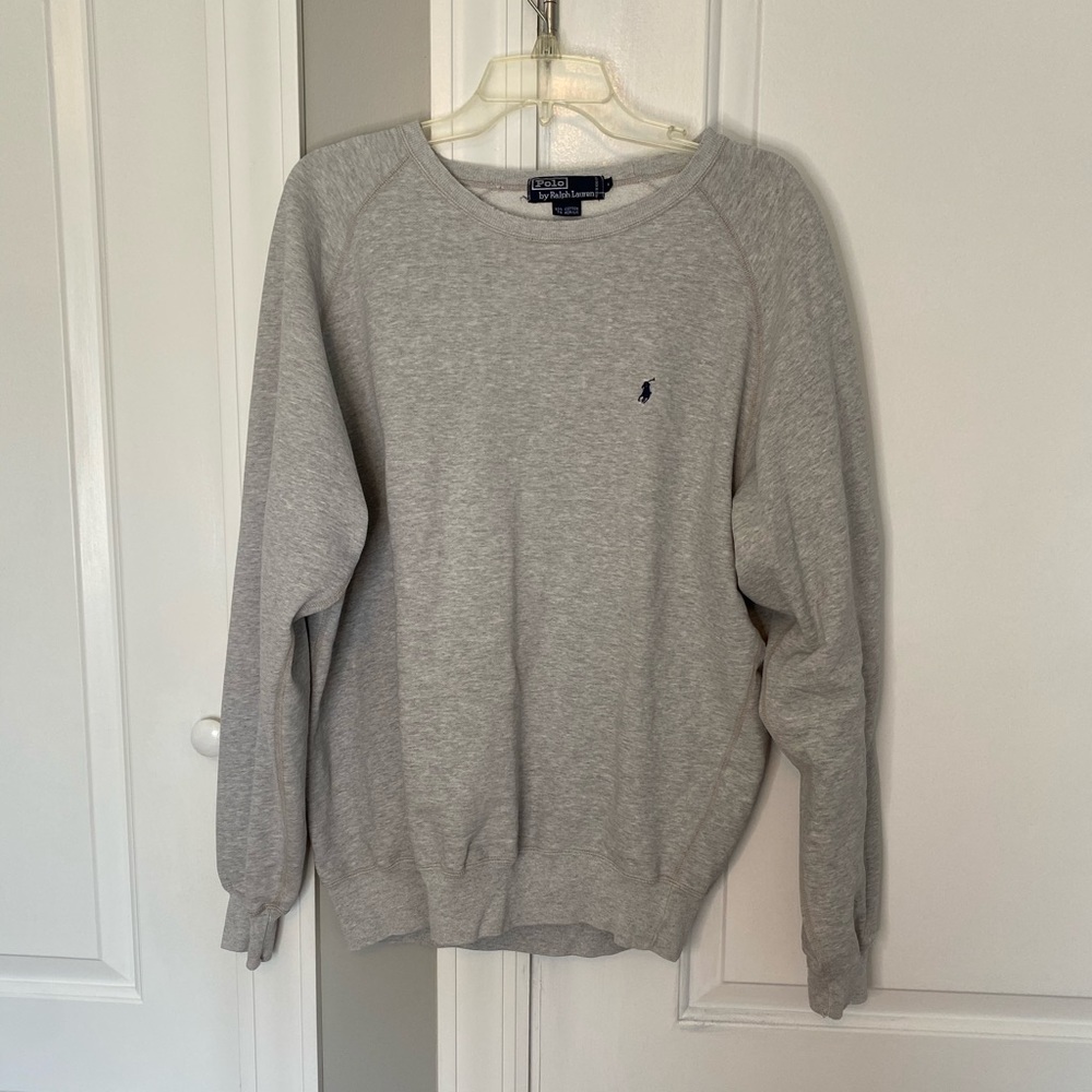 Polo by Ralph Lauren men’s gray crewneck - Picture 1 of 5